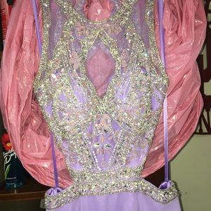 Lavender prom dress